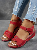 Women’s Open-Toe Platform Wedge Sandals