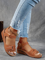 Women’s Open-Toe Platform Wedge Sandals