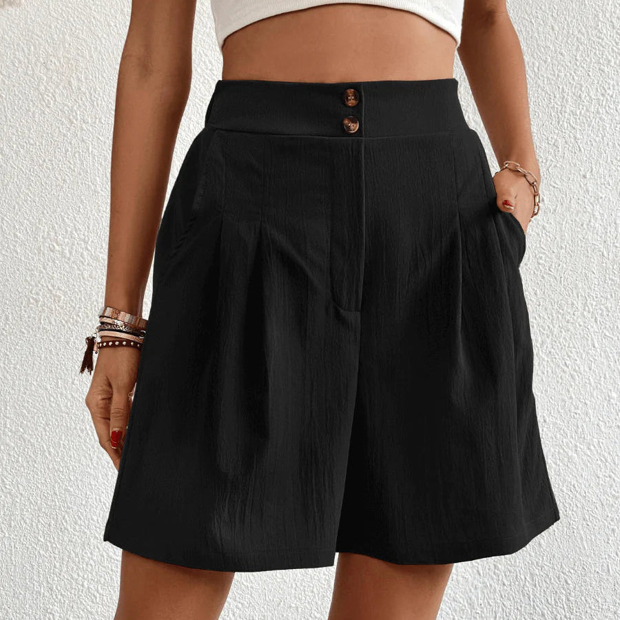 Women’s Pleated Bermuda Shorts