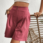 Women’s Pleated Bermuda Shorts