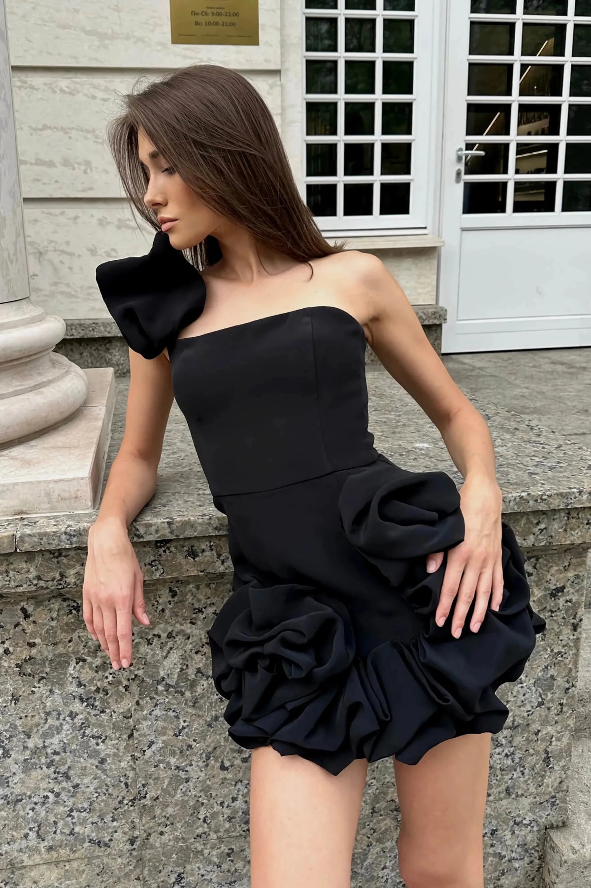 Women’s Ruffle Mini Cocktail Dress