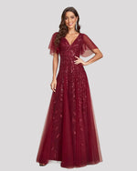 Women’s Sequin Maxi Wedding Guest Dress