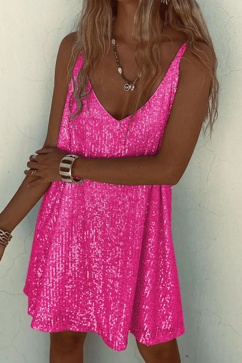 Women’s Sequin Mini Prom Dress