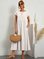 Women’s Short Sleeve Midi Dress