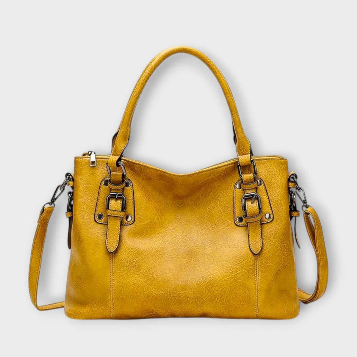 Women’s Shoulder Bag with Buckle Detail