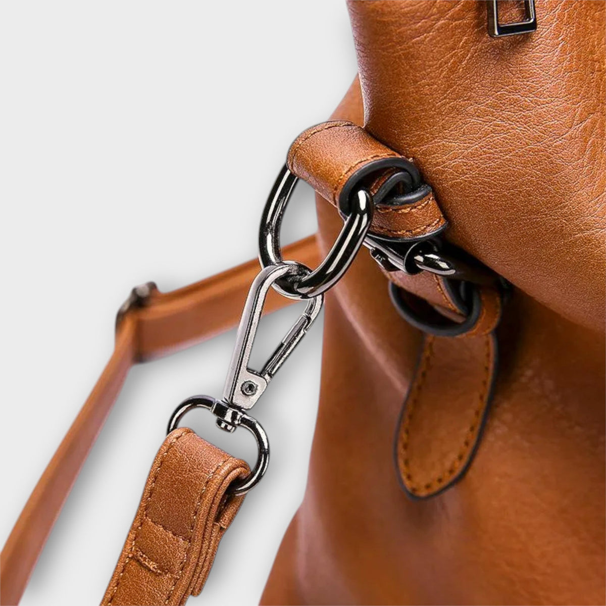 Women’s Shoulder Bag with Buckle Detail