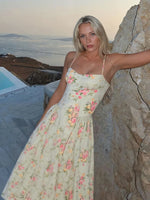 Women’s Sleeveless Corset Midi Prom Dress