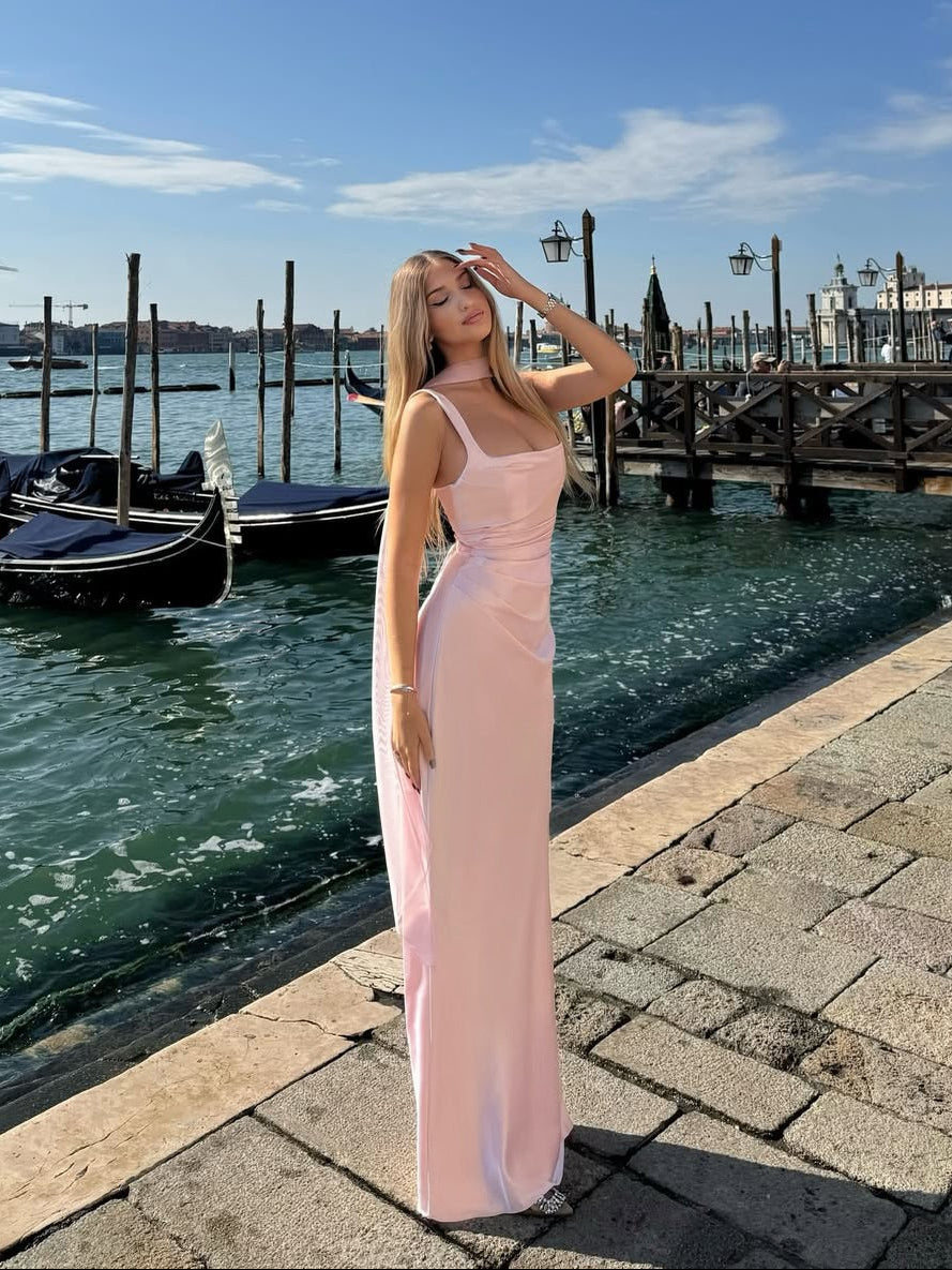 Women’s Sleeveless Maxi Wedding Guest Dress