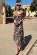 Women’s V-Neck Maxi Wedding Guest Dress