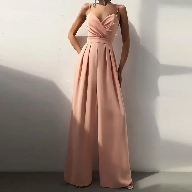 Women’s Wide Leg Spaghetti Strap Jumpsuit
