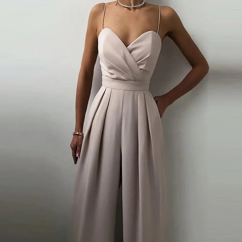 Women’s Wide Leg Spaghetti Strap Jumpsuit