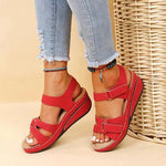 Women’s Adjustable Strap Open-Toe Platform Sandals