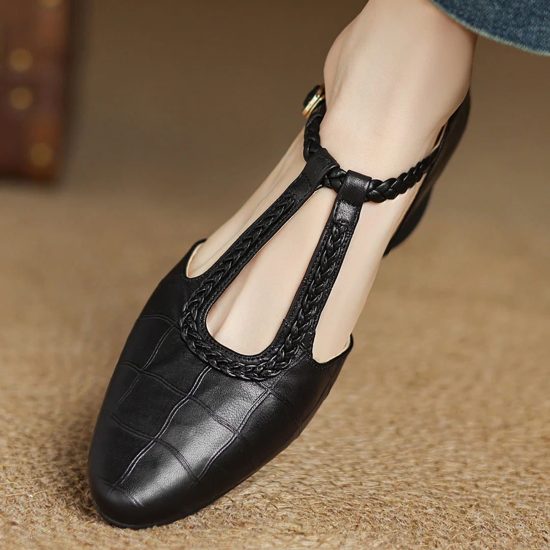 Women’s Adjustable T-Strap Mary Jane Flats