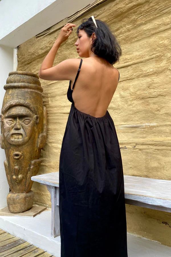 Women’s Backless Spaghetti Strap Maxi Summer Dress