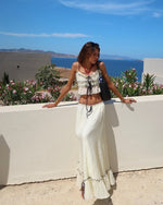 Women’s Boho Crop Top & Maxi Skirt 2 Piece Set