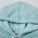 Women's Button-Front Side-Pocket Fleece Hoodie