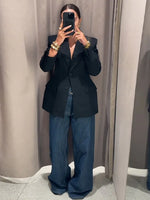 Women’s Classic Two Button Tailored Blazer