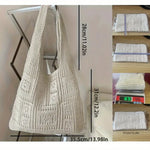 Women’s Crochet Shoulder Tote Beach Bag