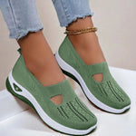 Women's Cutout Knit Slip On Shoes