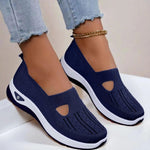 Women's Cutout Knit Slip On Shoes