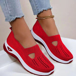 Women's Cutout Knit Slip On Shoes