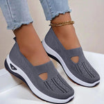 Women's Cutout Knit Slip On Shoes