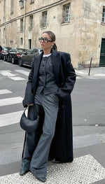Women's Double Breasted Wool Maxi Coat
