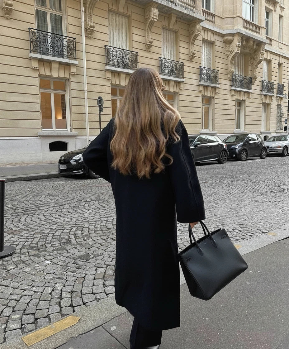 Women's Double Breasted Wool Maxi Coat