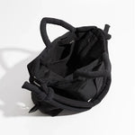 Women's Drawstring Puffer Shoulder Bag