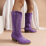 Women’s Embroidered Western Cowboy Knee High Boots