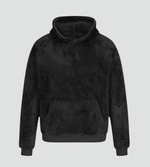 Women's Fuzzy Kangaroo-Pocket Pullover Fleece Hoodie