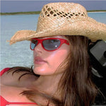 Women’s Hand Woven Raffia Straw Cowboy Hat