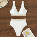Women’s High Waist V-Neck Bikini Set
