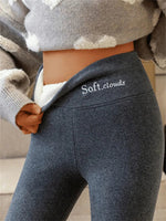 Women's High-Waisted Fleece-Lined Pants