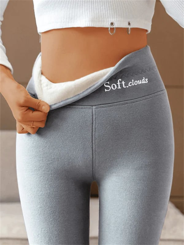 Women's High-Waisted Fleece-Lined Pants