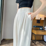 Women’s High Waisted Pleated Wide Leg Pants