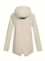 Women's Hooded Fleece-Lined Rain Jacket