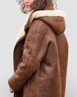 Women's Hooded Toggle-Closure Coat