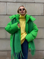 Women's Hooded Zip Front Puffer Jacket