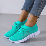 Women’s Knit Mesh Lace Up Sneakers