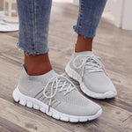 Women’s Knit Mesh Lace Up Sneakers
