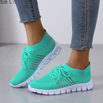 Women’s Knit Mesh Lace Up Sneakers