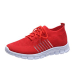 Women’s Knit Mesh Lace Up Sneakers