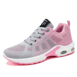 Women’s Knit Mesh Running Lace Up Sneakers
