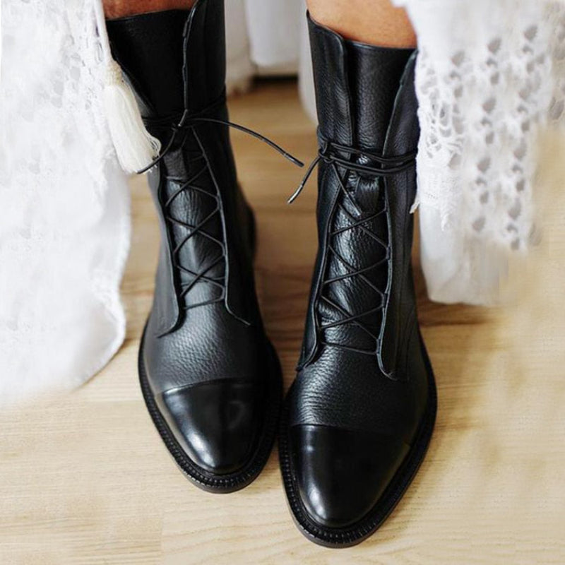 Women’s Lace-Up Ankle Boots