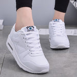 Women's Lace-Up Elevated Sole Sneakers