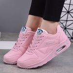 Women's Lace-Up Elevated Sole Sneakers