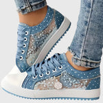Women's Lace Up Low Top Sneakers