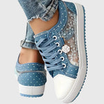 Women's Lace Up Low Top Sneakers