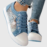 Women's Lace Up Low Top Sneakers